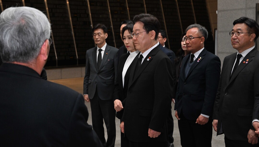 제주 4·3 평화공원 찾은 이재명 대...